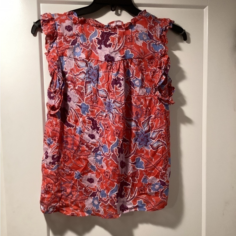 NWT Knox Rose Women's Flutter Short Sleeve Top Size XS - Picture 4 of 5